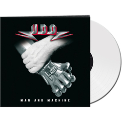 U.D.O. Man & Machine WHITE VINYL LP