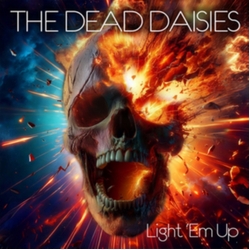 Dead Daisies Light Em Up MARBLED ORANGE RED VINYL LP