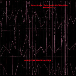 Karlheinz Stockhausen Beton-Studie / Zeitmass Fur Funf Holzblaser / Klavierstuck Xi Vinyl LP