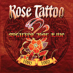 Rose Tattoo Scarred For Life SILVER VINYL LP