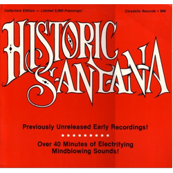 Santana Soul Sacrifice Vinyl LP