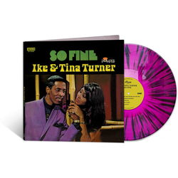 Ike & Tina Turner So Fine PURPLE & BLACK SPLATTER VINYL LP