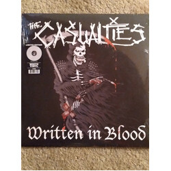 Casualties Written In Blood WHITE VINYL LP