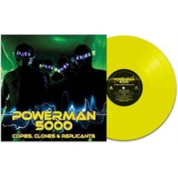 Powerman 5000 Copies Clones & Replicants YELLOW VINYL LP
