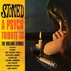 Various Artists Stoned - A Psych Tribute To Rolling Stones GOLD VINYL LP