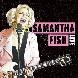 Samantha Fish Live PINK WHITE SPLATTER VINYL LP