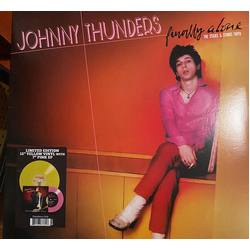 Johnny Thunders Finally Alone YELLOW PINK VINYL LP