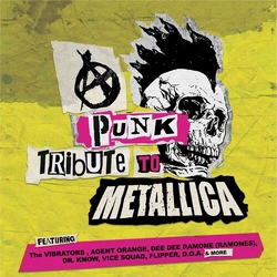 Various Artists Punk Tribute To Metallica YELLOW RED VINYL LP