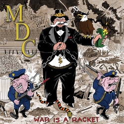 Mdc War Is A Racket PINK VINYL LP