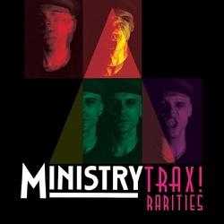 Ministry Trax Rarities BLACK WHITE MAGENTA SPLATTER VINYL LP