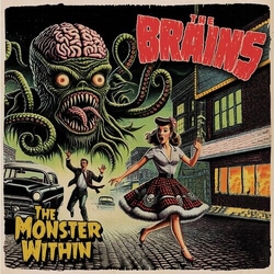 Brains Monster Within RED VINYL LP