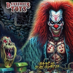 Dangerous Toys Vitamins & Crash Helmets Live BLUE VINYL LP