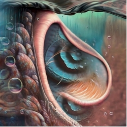 Various Artists Meddle Reimgained - A Tribute To Pink Floyd BLUE VINYL LP