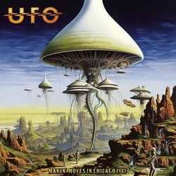 Ufo Makin' Moves In Chicago 1981 RED VINYL LP