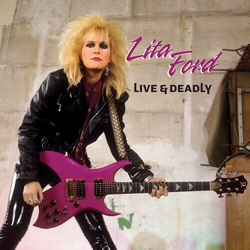 Lita Ford Live & Deadly PURPLE VINYL LP
