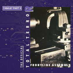 Front Line Assembly Total Terror Part Ii 1986 87 VINYL PURPLE 2 LP