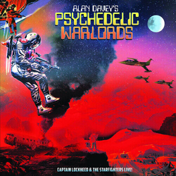 Alan Davey'S Psychedelic Warlords Captain Lockheed & The Starfighters Live YELLOW VINYL LP