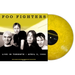Foo Fighters Live In Toronto 1996 YELLOW CLOUDY VINYL LP