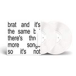 Charli Xcx Brat And It's The Same But There's Three More Songs So It's Not (2 LP White Vinyl) VINYL 2LP