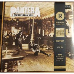 Pantera Cowboys From Hell (Marbled White & Whiskey Brown) VINYL LP