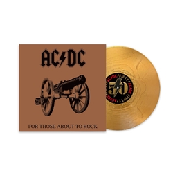 Ac/Dc For Those About To Rock (We Salute You) (50Th Anniversary Gold Color Vinyl) VINYL LP