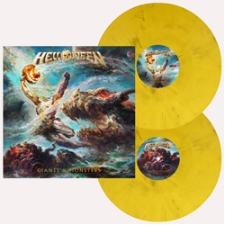 Helloween Giants & Monsters (Indie Exclusive Sunlight Yellow Marble Vinyl) VINYL LP