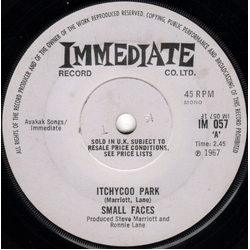 Small Faces Itchycoo Park / I'm Only Dreaming Vinyl