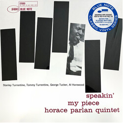 Horace Parlan Quintet Speakin' My Piece Vinyl LP
