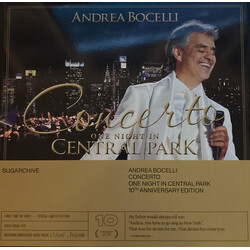 Andrea Bocelli Concerto (One Night In Central Park) 10th Anniversary Edition Vinyl 2 LP