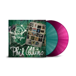 Phil Collins The Singles (2 LP Magenta Vinyl And Green Vinyl) VINYL 2LP