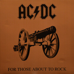 AC/DC For Those About To Rock We Salute You Vinyl LP