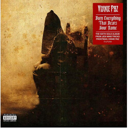 Vinnie Paz Burn Everything That Bears Your Name Vinyl 2 LP