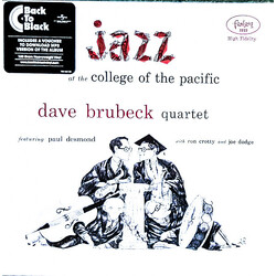 The Dave Brubeck Quartet / Paul Desmond Jazz At The College Of The Pacific Vinyl LP