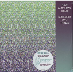 Dave Matthews Band Remember Two Things Vinyl 2 LP