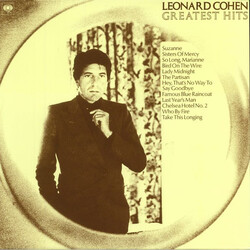 Leonard Cohen Greatest Hits Vinyl LP