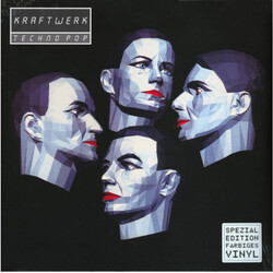 Kraftwerk Techno Pop clear booklet vinyl LP