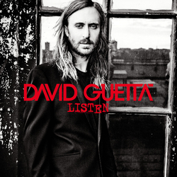 David Guetta Listen silver vinyl 2 LP