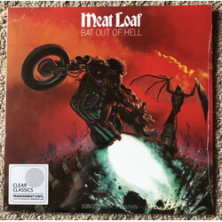 Meatloaf Bat Out Of Hell clear vinyl LP