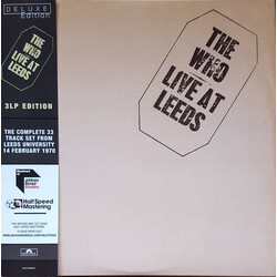 The Who Live At Leeds Vinyl 3 LP