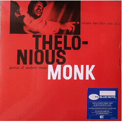 Thelonious Monk Genius Of Modern Music Volume Two Vinyl LP