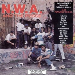 N.W.A. N.W.A. & The Posse 3d cover vinyl LP