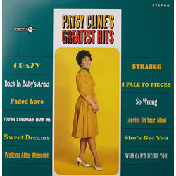 Patsy Cline Patsy Cline's Greatest Hits Vinyl LP