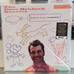 The Dave Brubeck Quartet Dave Digs Disney Vinyl LP