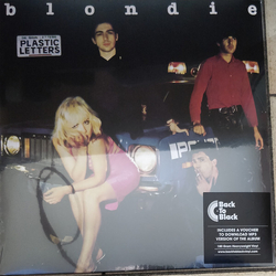 Blondie Plastic Letters VINYL LP BLACK