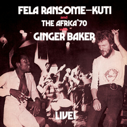 Fela Kuti Fela With Ginger Baker Live! VINYL LP