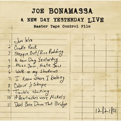 Joe Bonamassa A New Day Yesterday Live Vinyl 2 LP