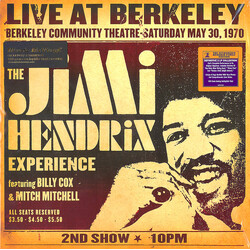 The Jimi Hendrix Experience Live At Berkeley Vinyl 2 LP