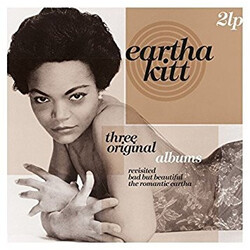 Eartha Kitt Three Original Albums: Revisited / Bad But Beautiful / The Romantic Eartha Vinyl 2 LP