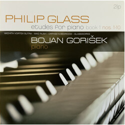Bojan Gorišek / Philip Glass Etudes For Piano Book 1, Nos. 1-10 Vinyl 2 LP