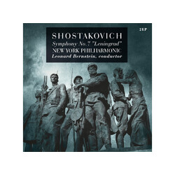 Dmitri Shostakovich / The New York Philharmonic Orchestra / Leonard Bernstein Symphony No. 7 in C Major, Op. 60 "Leningrad" Vinyl 2 LP